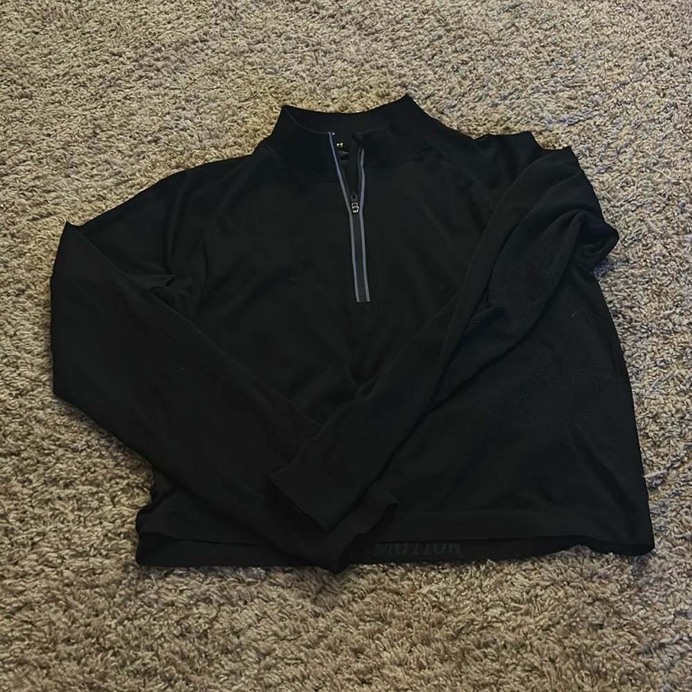 size large hind black running top long sleeves